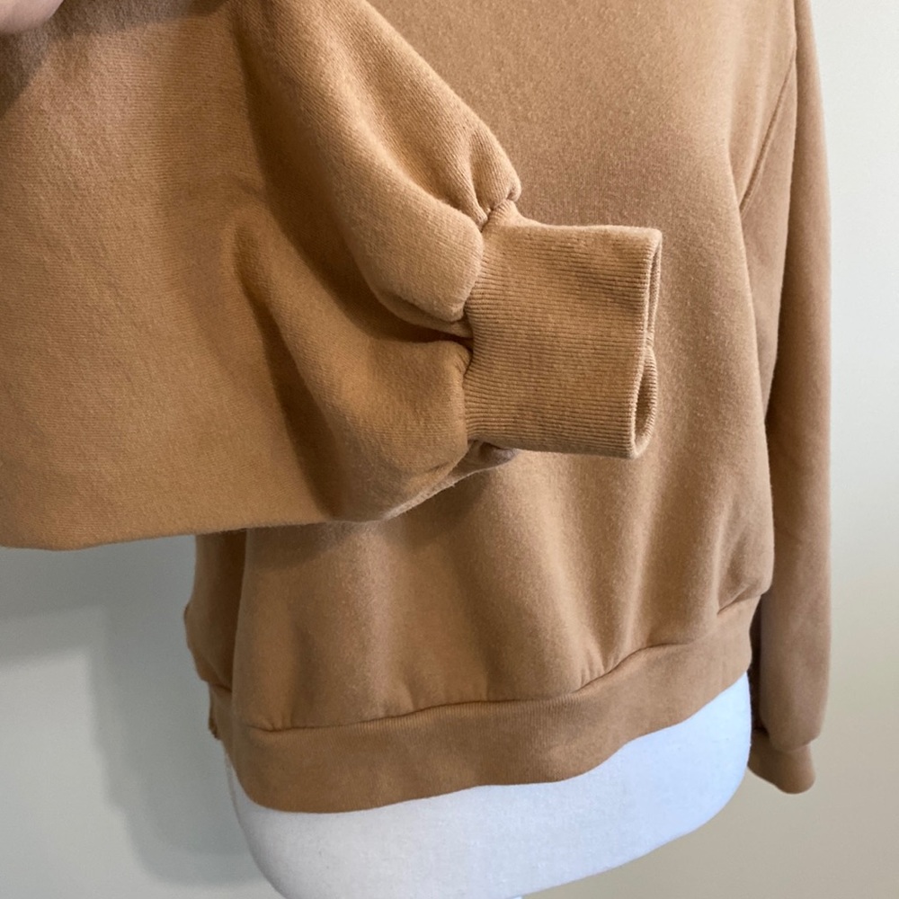 Abercrombie and Fitch High Neck Crop Sweatshirt Size S - Picture 3 of 7